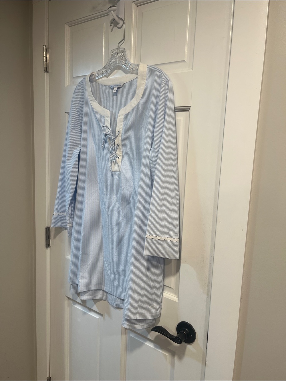 Southern Tide Hailey Seersucker Blue Striped Tunic Size XL - Picture 2 of 11